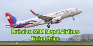 Dubai to KTM Nepal Airlines Ticket Price 