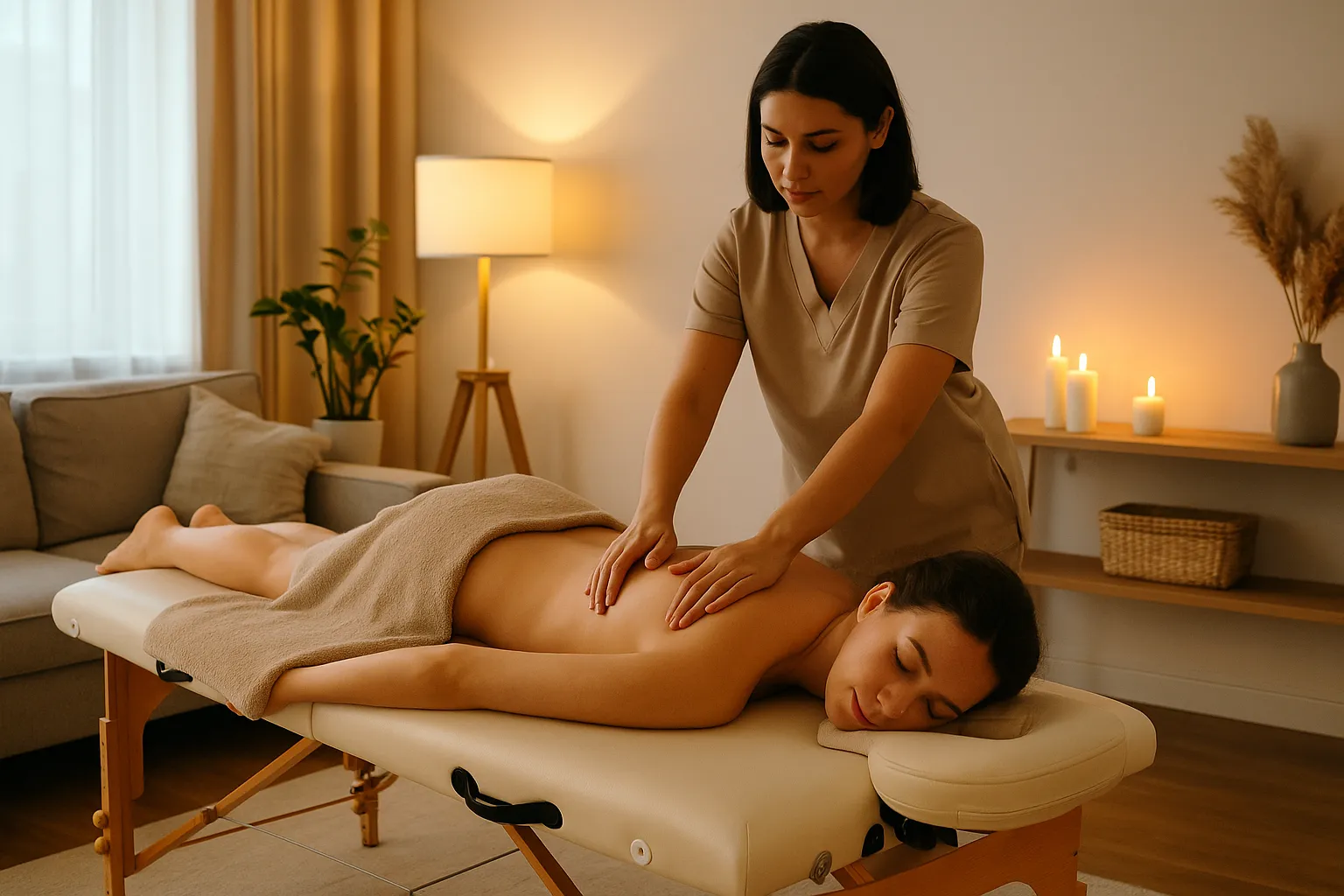 Do therapists provide early morning home massage in Dubai