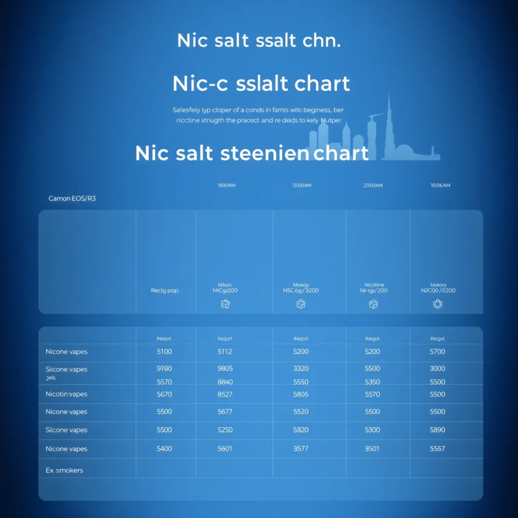 Best Guide to Nic Salt Strength Chart for Beginners