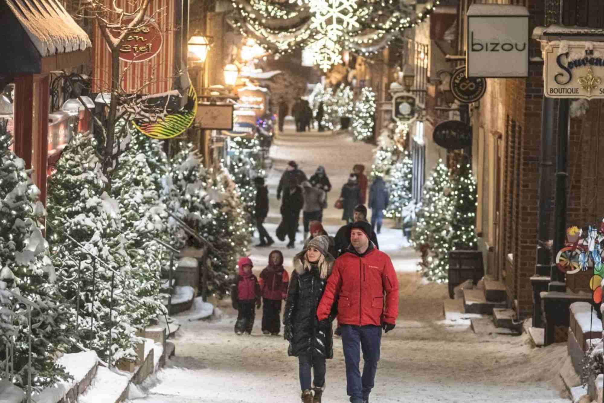 Quebec City Old Town Shopping Walk