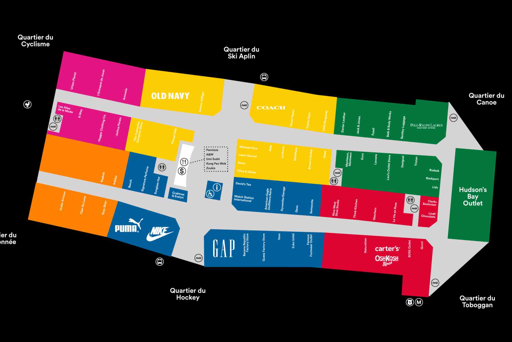 Premium Outlets Montréal Day Plan
