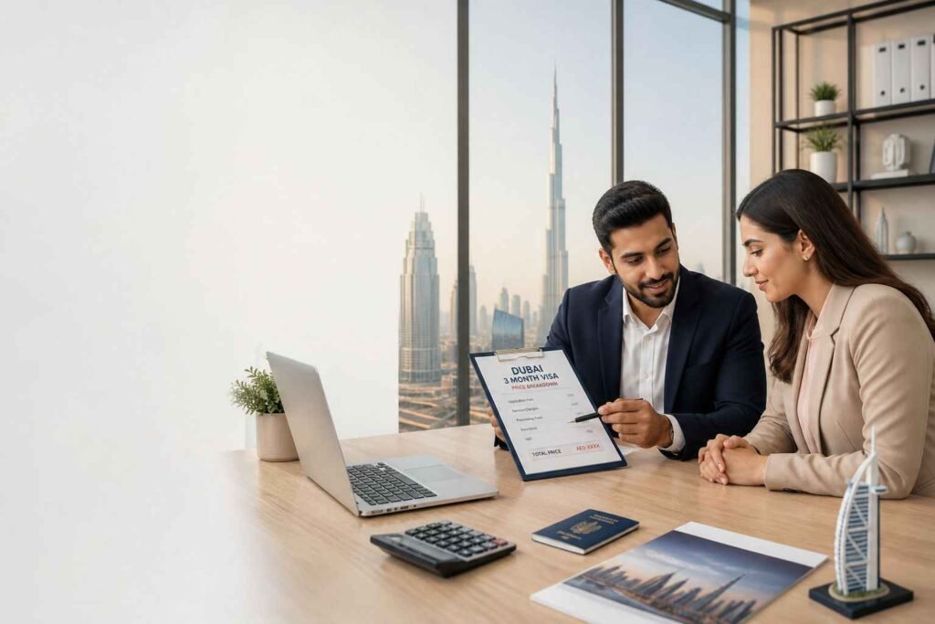 Dubai 3 Month Visa Price in 2026 Updated Fees and Price Breakdown