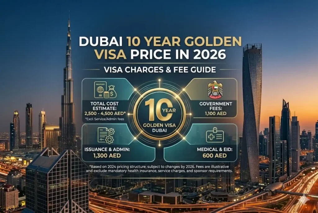 Dubai 10 Year Golden Visa Price in 2026